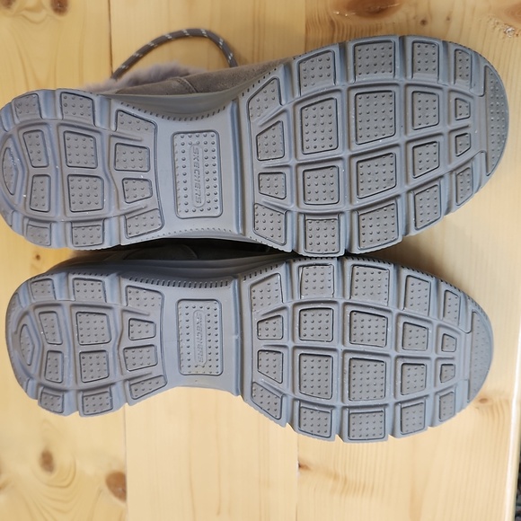 Skechers SLIP IN Easy Going Fall Adventures Ankle Boots Taupe Sz 8 - Picture 10 of 12